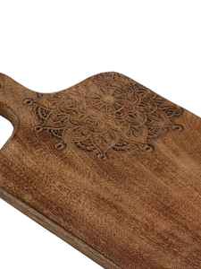 Tabla de Cortar de Madera Pura, Forma Personalizada, Madera de Mango, Tabla de Cortar de Alta Calidad, Tabla para Servir Queso, Hecha a Mano, Duradera, Apta para Lavavajillas - Product Image 5