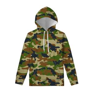 Sudadera con capucha de camuflaje digital de gran tamaño para hombre, forro polar transpirable con diseño antiestático para otoño, ropa de calle, Sudadera con capucha - Product Image 2