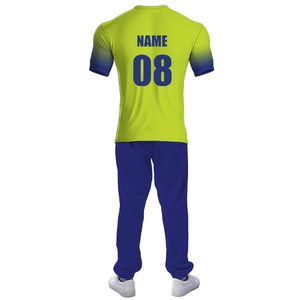 100% Polyester Hommes Maillot De Football À Manches Longues Football Jersey Kits Sports Wear Uniforme - Product Image 3