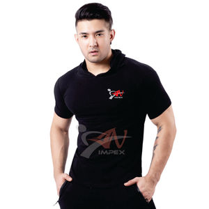 Chemises pullover respirantes écologiques de haute qualité pour hommes avec impression numérique du logo personnalisé Matériau flexible d'été - Product Image 4