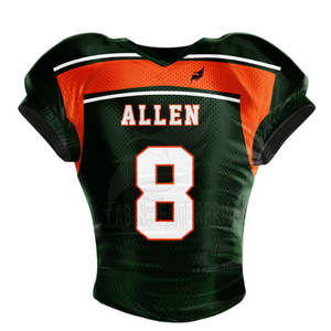 Services OEM Dernier Style Respirant à Manches Courtes Maillot de Football Américain de Haute Qualité Conception Personnalisée - Product Image 1