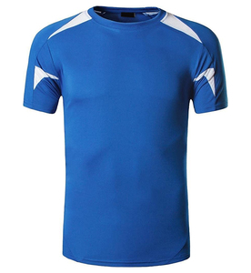 Camisetas de manga corta sólidas para hombre de tela tejida de poliéster 100% con estampado de sublimación blanqueada de secado rápido y transpirable - Product Image 4