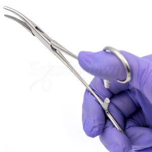 Pinzas Kelly de precisión, pinzas de bloqueo hemostáticas curvas de acero inoxidable, abrazadera, instrumento Médico Quirúrgico - Product Image 5