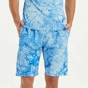 Men's Summer Collection Vintage Style High Quality Digital Printing Cotton Breathable Shorts Set New Arrival Wholesale Custom 2 - Product Image 4