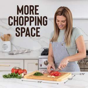 Tabla de cortar de madera recuperada de servicio pesado para cocinas comerciales para el accesorio de cocina más vendido - Product Image 1