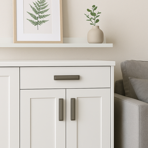 Tirador de Mueble Rectangular Minimalista de Aleación de Zinc Cepillado Ecológico para Uso en Hoteles, Cocinas, Comedores, Dormitorios, Armarios y Cajones - Product Image 5