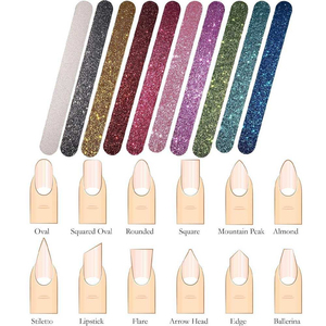 Stainless Steel Double-Sided Mini Nail File 180 Grit Reusable Durable Customizable Logo/Packing Professional Acrylic/Gel Nail - Product Image 4