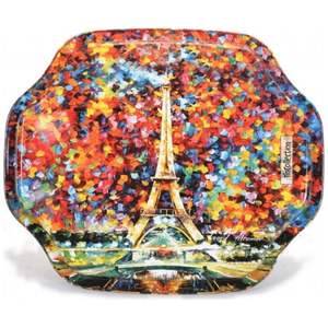 Bandeja Decorativa Afremov Paris 285x400 mm Borde Ondulado Curvo Origen Turquía Kontensan - Product Image 2