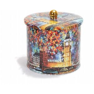2.1L บรรจุอาหารและภาชนะขนาดใหญ่ Afremov ขนาด140X150มม. กระป๋องโลหะทรงกลมพร้อมที่จับ - Product Image 3