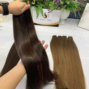 Pas cher 100% brut vietnamien Remy cheveux Double dessiné lâche vague profonde paquet de cheveux humains en gros vendeur de couleur personnalisée - Product Image 4