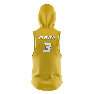 Sudadera con Capucha Personalizada para Hombre, de Algodón, Transpirable, sin Mangas, Diseño Deportivo, Bordada, de Felpa, para Invierno, Lisa, Teñida, con Bolsillo - Product Image 4