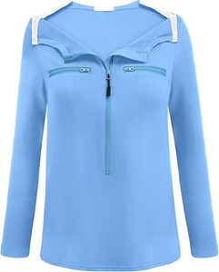Chemise de chirurgie post-épaule unisexe Chemise ouverte d'accès au port de chimio pour la récupération de la chirurgie de l'épaule - Product Image 2