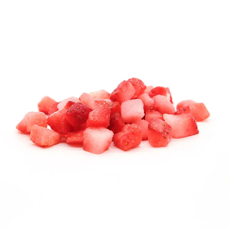 Fornitura di prodotti freschi di buona qualità BRC Certified IQF Frozen Strawberry Whole Dice Slice Puree