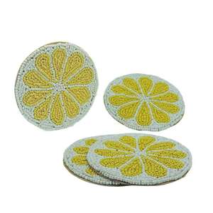Dessous de verre perlés dernier modèle pour boissons et fêtes Décorations de table Dessous de verre pour usage domestique Tapis et serviettes - Product Image 5