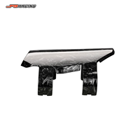 JFGRACING Surron Light Bee PP Nummernschild Carbon-Optik Weißes Muster Wassertransferdruck Vordere Motorradabdeckung