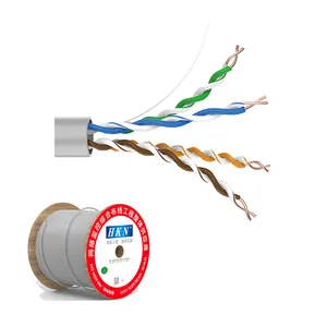 Cavo Ethernet per esterni Cat 5e supporto per cavo Lan impermeabile FTP/UTP POE, guaina In PVC Anti-età interrata diretta