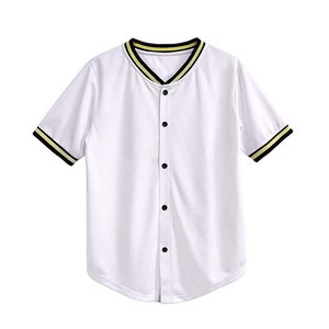 Maillot de sublimation Vêtements de sport unis Maillot de baseball Chemises boutonnées Uniformes de sport Maillot hommes femmes Conception de logo personnalisé - Product Image 4