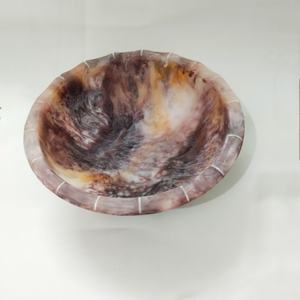 2025 Latest <b>Large</b> Square Resin <b>Bowl</b> Customized Modern Wide Fruit or salad <b>Serving</b> <b>Bowl</b> with Matt-Finish for Party Multi-Purpose - Product Image 3