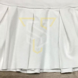 Jupes d'été en coton de qualité supérieure pour femmes Design personnalisé Logo Casual Solid Pattern Mini Breathable OEM Service - Product Image 5