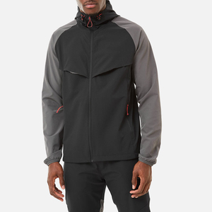 Vente en gros de survêtements légers et personnalisés en nylon à blocs de couleurs pour la gym survêtements coupe-vent 2 pièces avec logo personnalisé pour hommes - Product Image 3