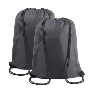 Sac à dos en microfibre imperméable durable à vente chaude Sac à cordon avec poche zippée Haute qualité Capacité 50-70L Logo personnalisé - Product Image 6