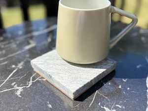 Ensemble de 4 sous-verres en marbre bleu océan, qualité supérieure, faits à la main - Product Image 3