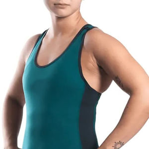 Nouvelle mode impression personnalisée vente en gros coton Gym femmes débardeurs Singlet couleurs unies femmes col rond été débardeur - Product Image 3