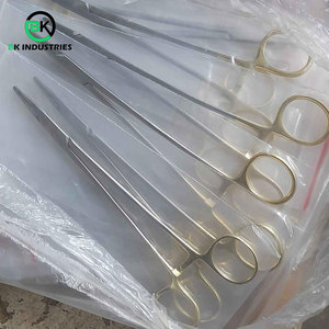 Pinzas Quirúrgicas BK Industries de Acero Inoxidable Curvas, Instrumento de Cirugía General con Certificación CE Clase I, Uso Manual - Product Image 6