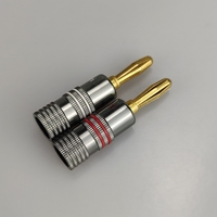 Connecteur plaqué or de type banane, fabriqué en usine OEM