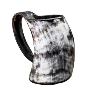 Tasse personnalisée en corne de buffle Viking pour vin bière eau tasse en corne de buffle pour la maison hôtel complexe - Product Image 3