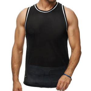 Vêtements de sport en tissu respirant idéal pour les séances de gymnastique activités de plein air et sorties décontractées débardeur pour hommes assure le confort - Product Image 1