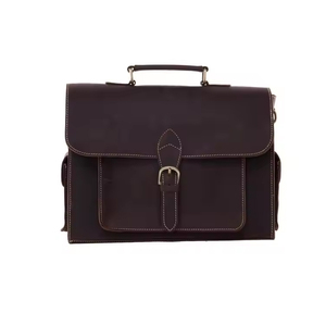 Bolso bandolera de buena calidad de cuero genuino hecho a mano con estilo a bajo precio - Product Image 1
