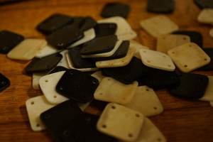 Carte de tissage en corne et bois résine et os Décorations de style animal poli disponibles en gros Agate - Product Image 3