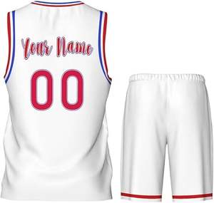 Uniforme ligero de baloncesto de poliéster 100% para adultos Estilo único Color personalizado Conjunto de talla grande de alta calidad Transpirable - Product Image 5