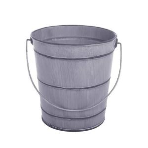 Jardinière galvanisée en métal de conception rustique de qualité supérieure Texture fantaisie Pots et jardinière galvanisés de style brillant - Product Image 4