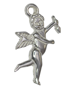 Breloque ange en argent sterling, breloques en argent sterling pour bracelets, colliers, composants et accessoires de bijoux - Product Image 1