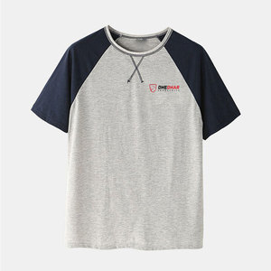 100% Cotton Breathable T-Shirt & Short Set Short Sleeve Lightweight Durable T-Shirt & Shorts Set For Online Sale - Product Image 2