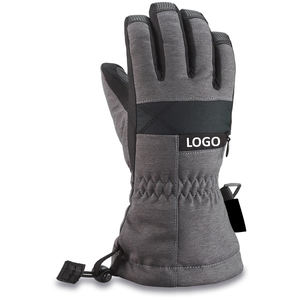 Guantes de Esquí Impermeables y Resistentes al Viento para Exteriores, con Correa de Muñeca Ajustable, Logotipo Personalizado en Cuero para Hombre, para Snowboard - Product Image 6