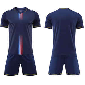 Nuevo uniforme de fútbol OEM de alta calidad para hombres 100% poliéster Nuevo diseño personalizado y logotipos sportwear Equipo de fútbol conjunto completo - Product Image 1