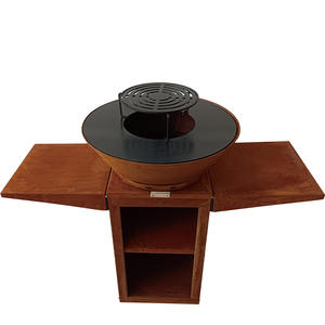 Foyer de camping extérieur en acier rouillé, type <span class=keywords><strong>plancha</strong></span>, pour jardin, idéal pour les fêtes barbecue et Noël, personnalisable en gros - Product Image 3