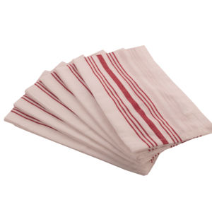 Serviette de table et napperon Bistro 100% coton-Bleu - Product Image 1