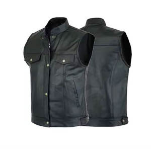 Chaleco de cuero de invierno transpirable OEM para motociclistas Ajuste duradero Logotipo personalizado Pedido a granel disponible - Product Image 5