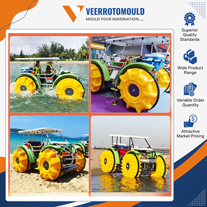 Última Llegada de Inventario, Vehículo Acuático de Alta Calidad, Equipo de Juego Acuático, Bicicleta Acuática Anfibia, Bote de Pedales de 4 Ruedas a Bajo Precio - Product Image 6
