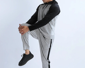 Best Style Item Custom made two color design slim fit size Sportswear Customized Adults New Design Tracksuit - Product Image 6