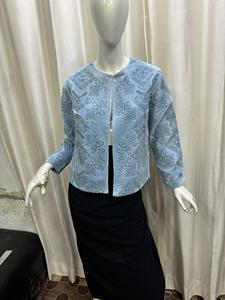 Chaquetas de Invierno para Mujer de Talla Única, Terciopelo de Algodón Puro Indio, Bordado Floral Hecho a Mano, Botones Decorados para la Temporada de Otoño - Product Image 2