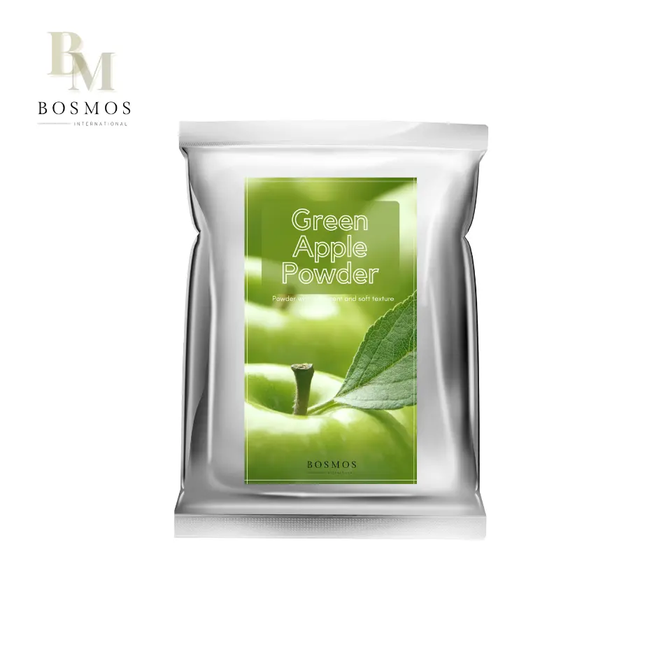 Bosmos_ Grünes Apfelpulver 1kg/500g/30g- bester Lieferant für Taiwan-Bubble Tea, Grünes Apfelpulver