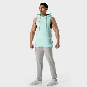 2025 sweats à capuche sans manches pour hommes musculation à capuche débardeurs hommes entraînement produits tendance - Product Image 4