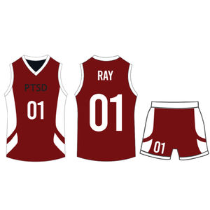 Customized <b>Retro</b> Style <b>Basketball</b> Uniform <b>Jersey</b> Set Lightweight Polyester Unique Printed Pattern Breathable Plus Size Included - Product Image 6