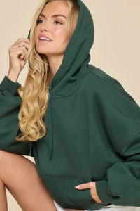 Sweat-shirt à capuche sport personnalisé avec logo, vêtements de sport, molleton, taille plus, jogging athlétique pour femmes - Product Image 2