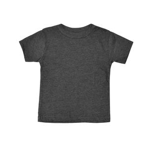 Traje informal de cuello redondo de algodón suave para niños activos moda verano esencial Simple sólido Camiseta estilo cómodo y ligero - Product Image 4